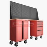  Tủ dụng cụ CSPS 183cm - 2 tủ màu đen/đỏ 