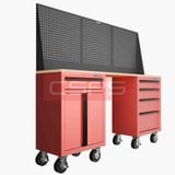  Tủ dụng cụ CSPS 183cm - 2 tủ màu đen/đỏ 