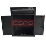  Tủ dụng cụ CSPS 61cm - 01 hộc kéo màu đen/đỏ 
