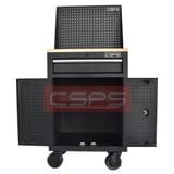  Tủ dụng cụ CSPS 61cm - 01 hộc kéo màu đen/đỏ 