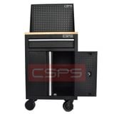  Tủ dụng cụ CSPS 61cm - 01 hộc kéo màu đen/đỏ 