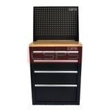  Tủ dụng cụ CSPS 61cm - 04 hộc kéo màu đen/đỏ 