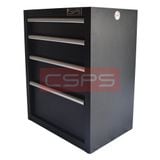  Tủ dụng cụ CSPS 61cm - 04 hộc kéo màu đen/đỏ 