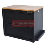  Tủ dụng cụ CSPS 91cm đen/đỏ - 02 hộc kéo 
