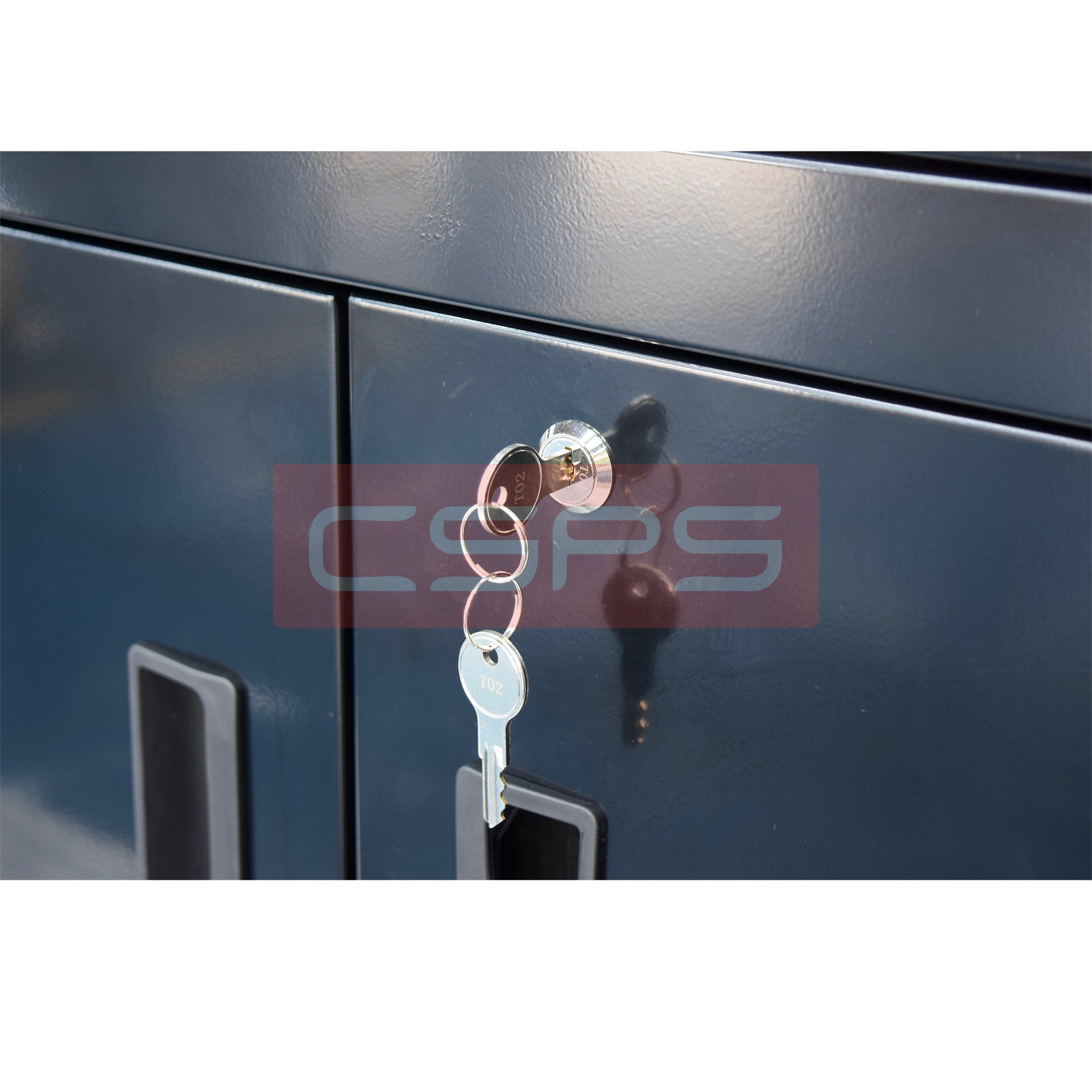  Tủ dụng cụ CSPS 104cm - 06 hộc kéo màu đen có bánh xe 