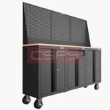  Tủ dụng cụ CSPS 183cm - 3 tủ màu đen/đỏ 
