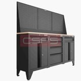  Tủ dụng cụ CSPS 183cm - 3 tủ màu đen/đỏ 