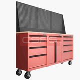  Tủ dụng cụ CSPS 183cm - 3 tủ màu đen/đỏ 