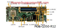 Bo mạch chủ máy công nghiệp PCIE-Q350-R12