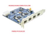 FWBX2-PCIE1XE220 Hình 4 Kênh Card Bắt Tầm Nhìn Chụp Ảnh Thẻ