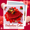 RED VELVET HEART CAKE
