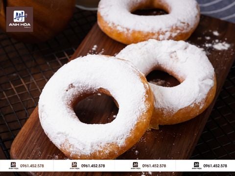 DONUT BÁNH VÒNG ĐƯỜNG - WHITE DONUTS
