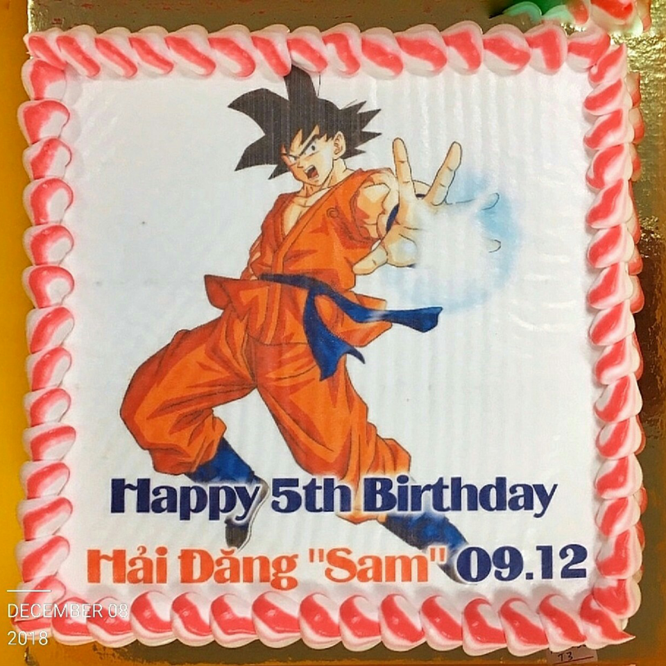 Top 10 mẫu bánh sinh nhật Songoku đẹp tuyệt đỉnh tặng sinh nhật bé trai