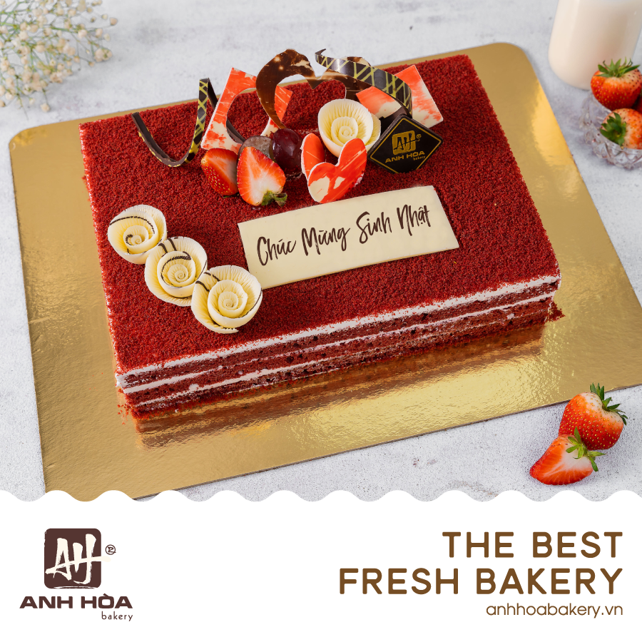 RED VELVET CAKE (CHỮ NHẬT) – Anh Hòa Bakery