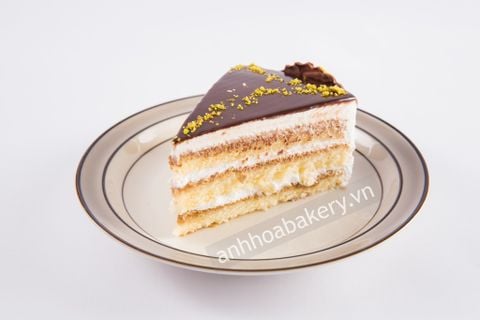 Opera cake piece