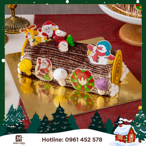 Moist Cake Log Noel
