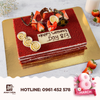 RED VELVET CAKE CHỮ NHẬT