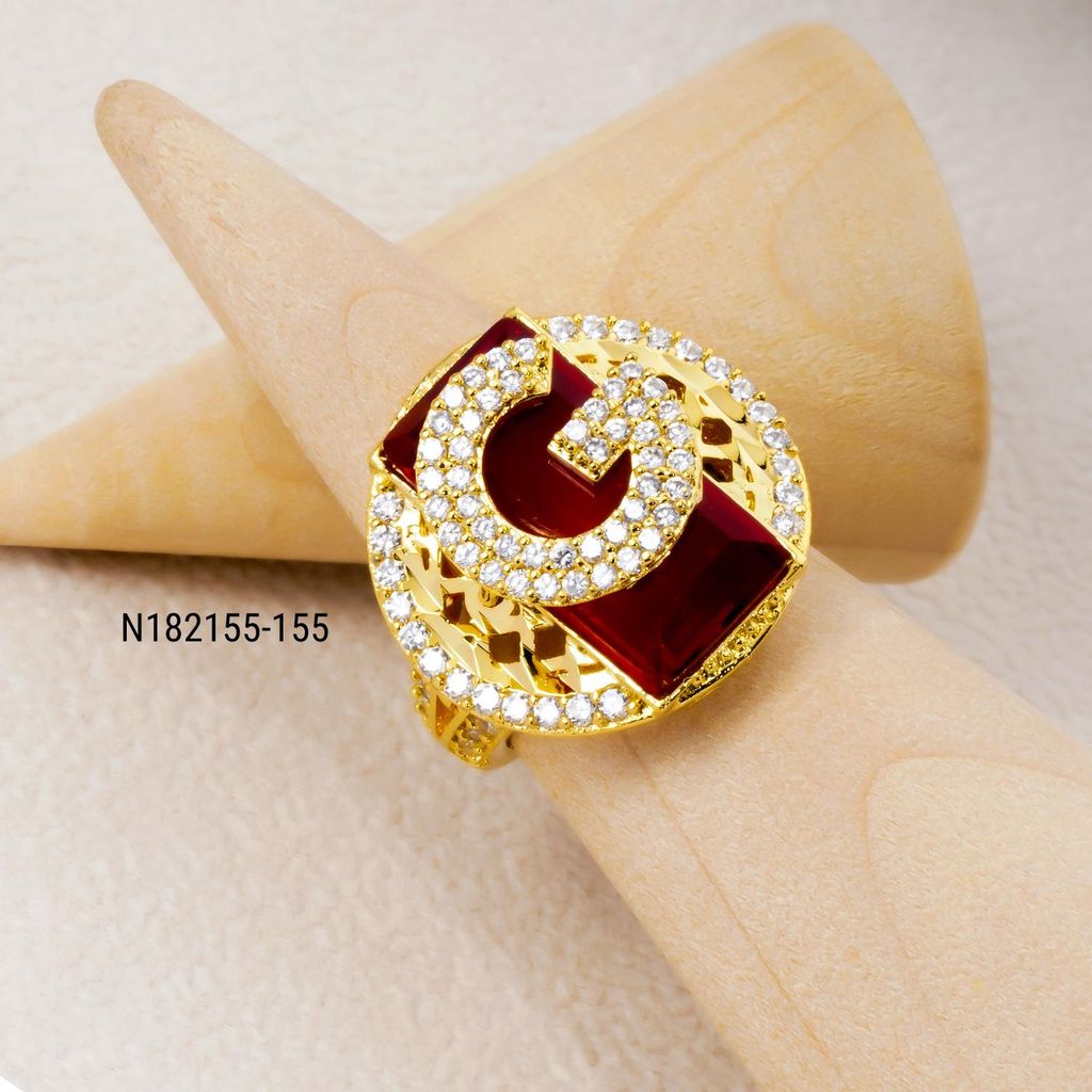 Nhẫn G mạ vàng 18K N182155-155