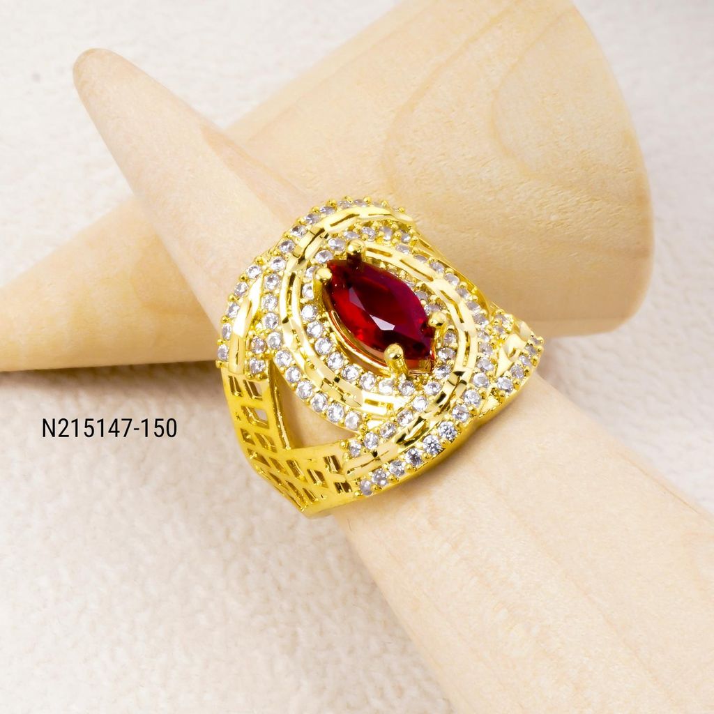 Nhẫn nữ UHA mạ vàng 18K