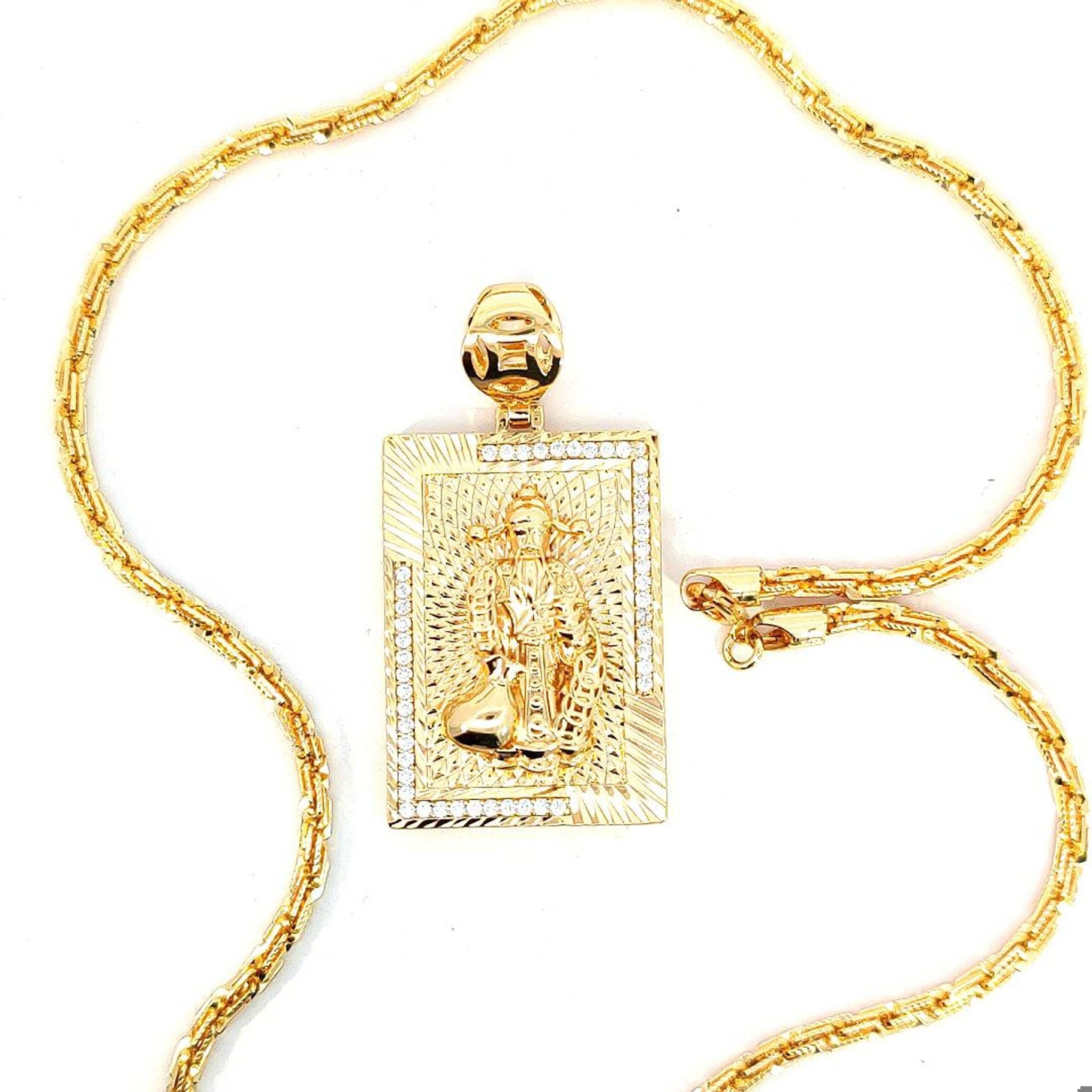 M1574 Mặt ông thần tài may mắn thiết kế sang trọng cá tính Nam
