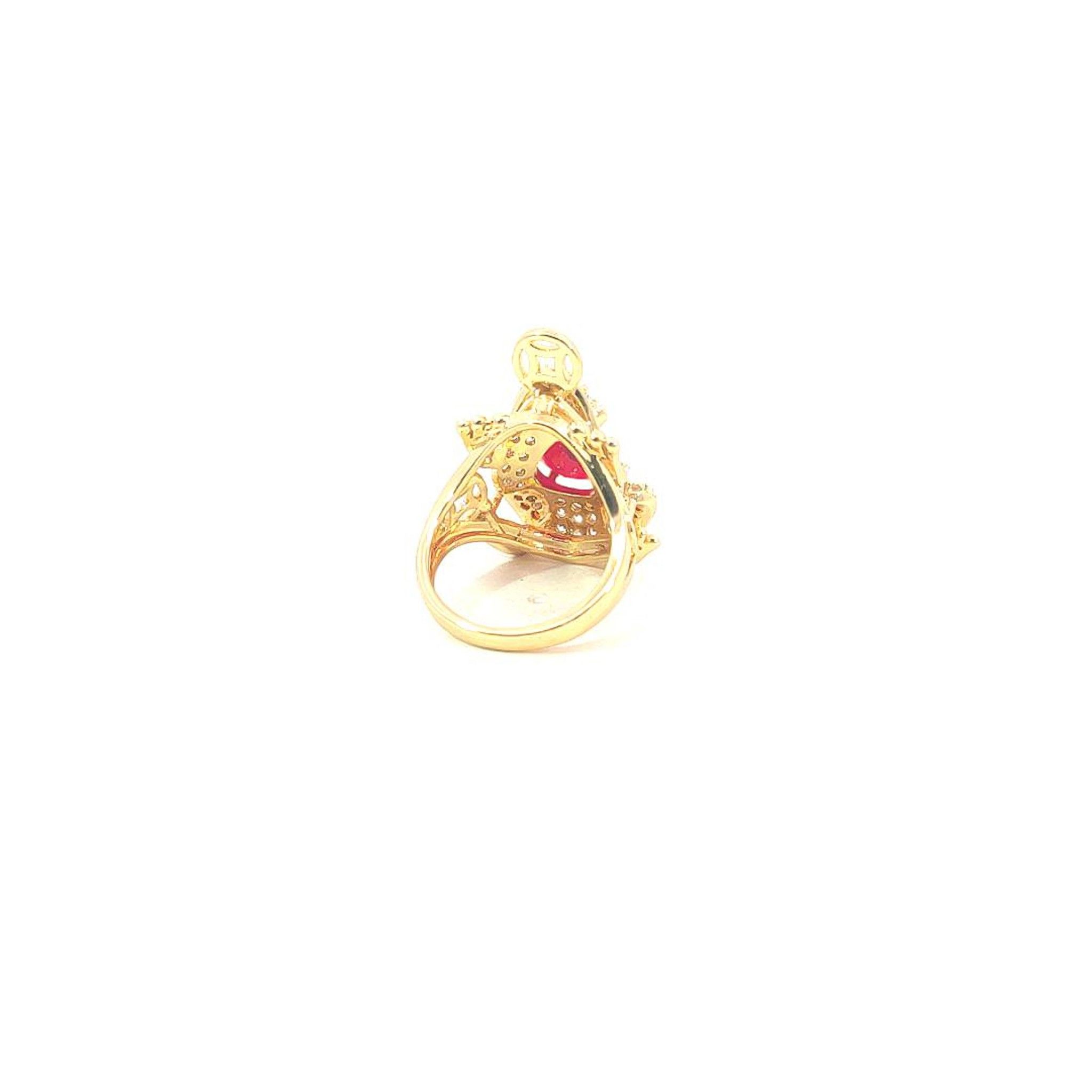 N53 Nhẫn kiểu con cóc thiết kế đơn giản trẻ trung Women Nhẫn