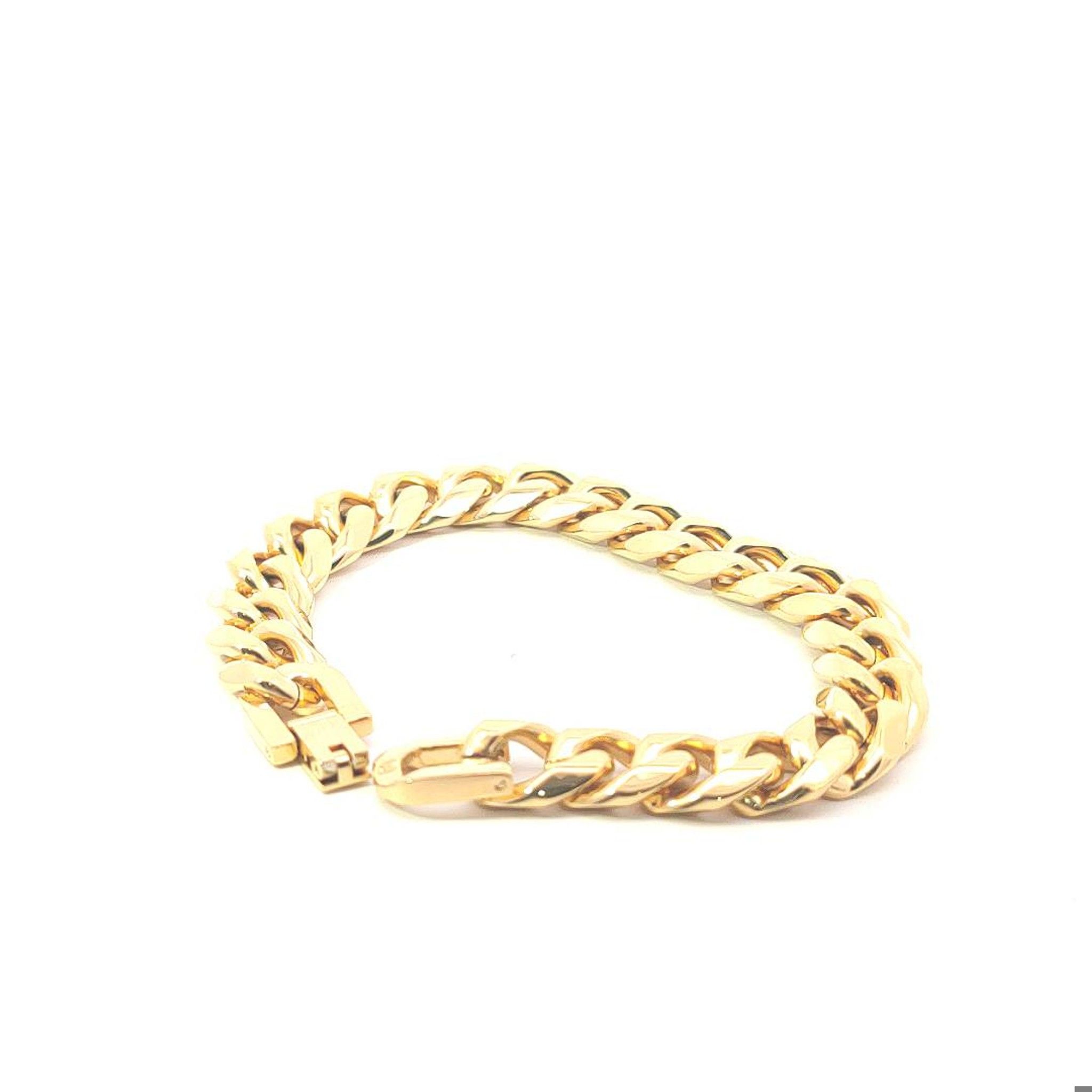 LT08 Lắc tay nam - nữ ti-tan truyền thống dát vàng cao cấp UHA Phụ Kiện