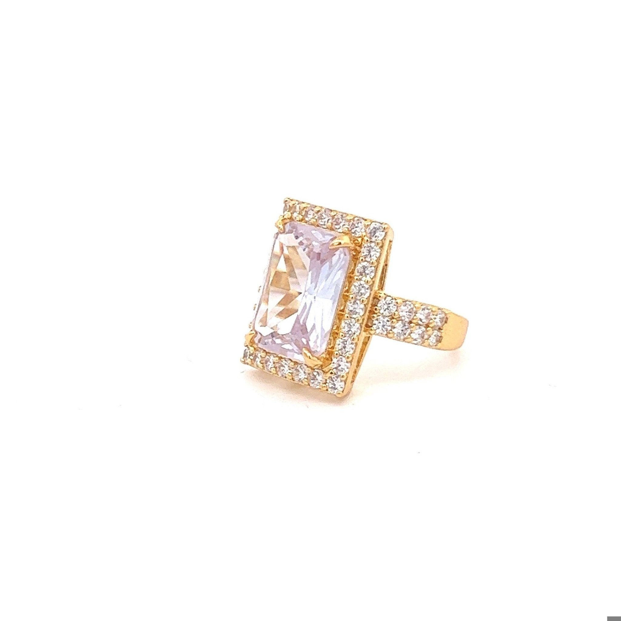 N978- Nhẫn nữ đính đá CZ tròn duyên dáng, trẻ trung cho phái nữ Women