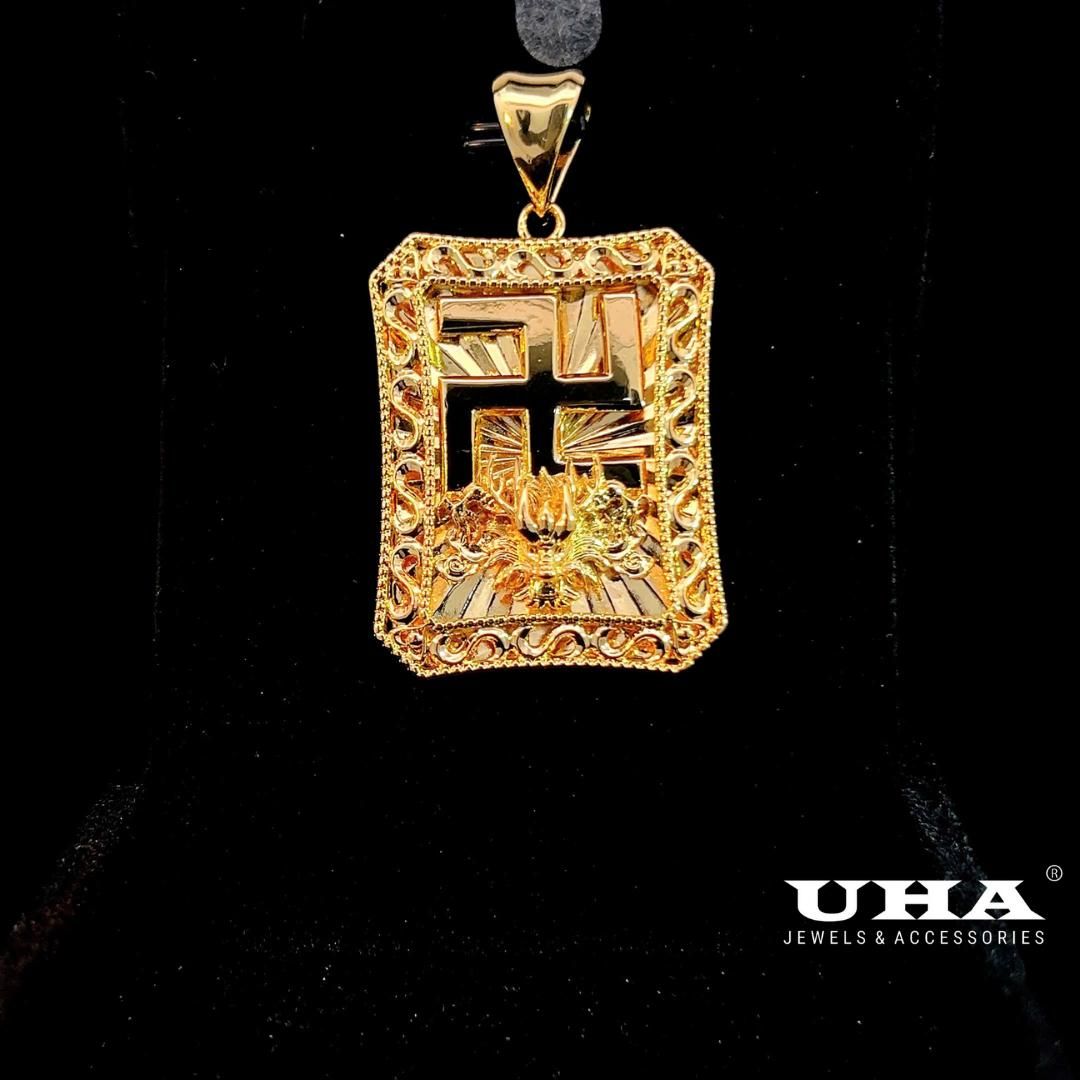 M1666 Mặt và dây chuyền nam thiết kế sang trọng quý phái UHA