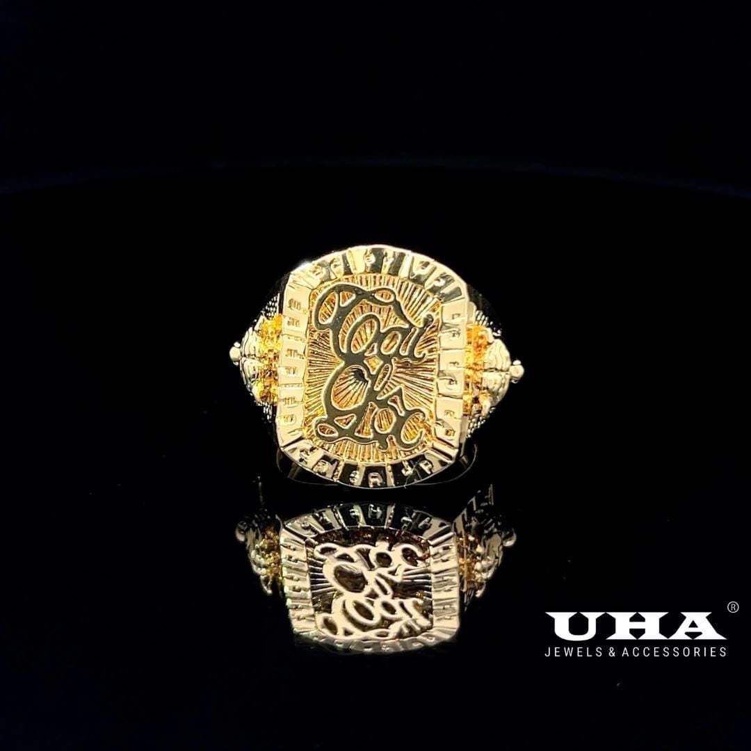 N1040 Nhẫn nam có lót lòng thiết kế Tài Lộc cao cấp sang trọng UHA