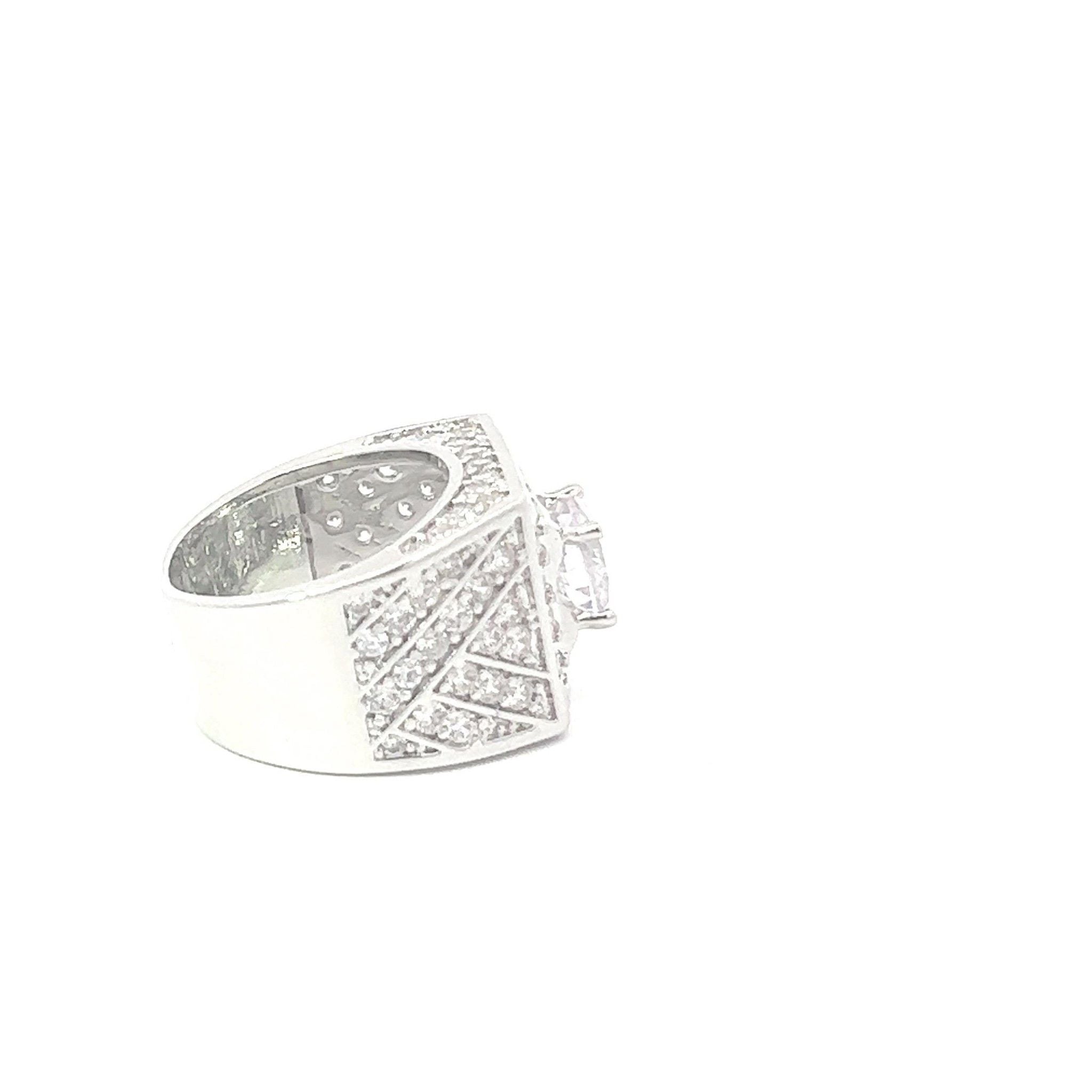 Nhẫn nam N776 UHA  kiểu dáng sang trọng  bên màu cao cấp bản lớn