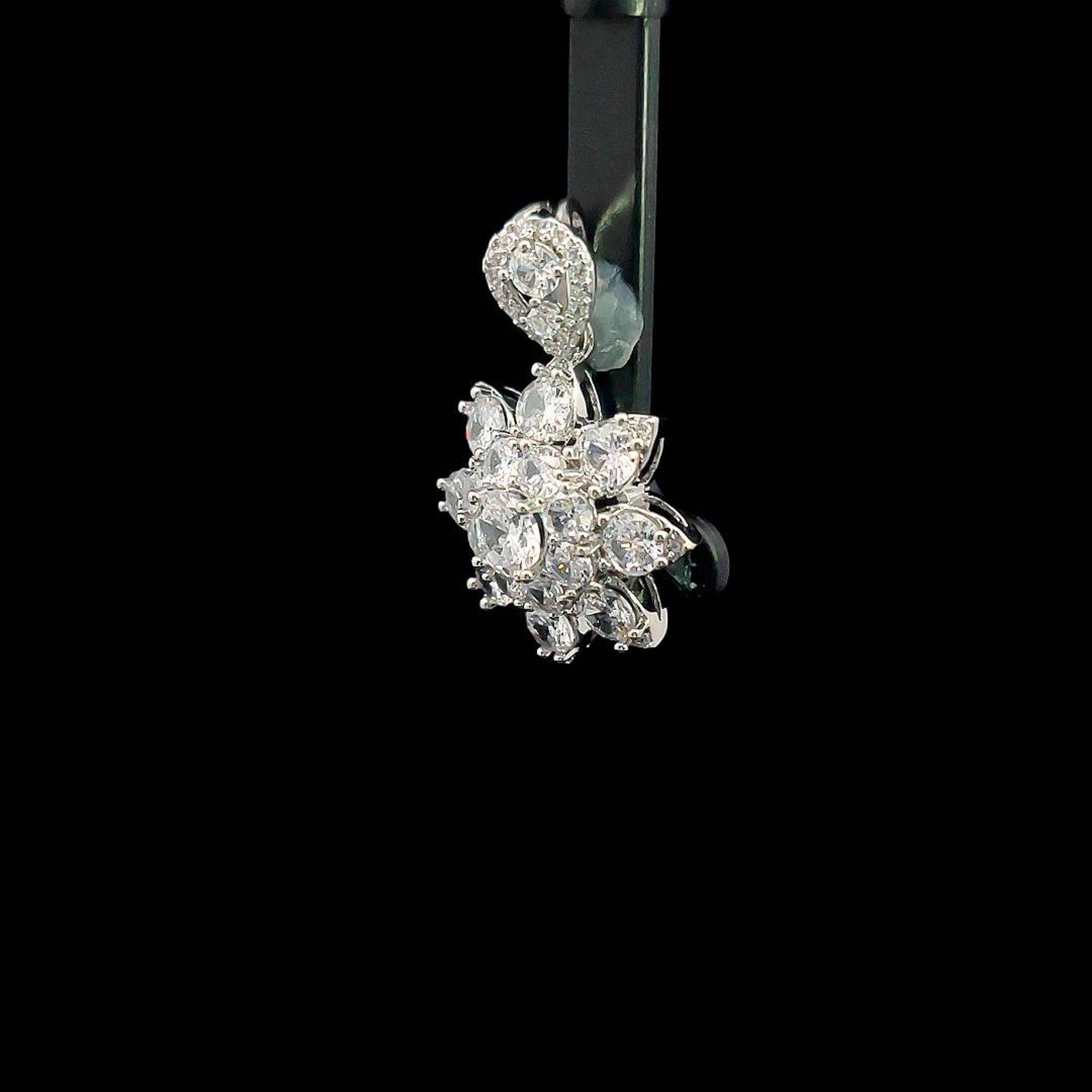 M1597 Mặt kèm dây chuyền nữ dính đá CZ cao cấp sáng lấp lánh Dây Chuyền Women Jewelry Chain