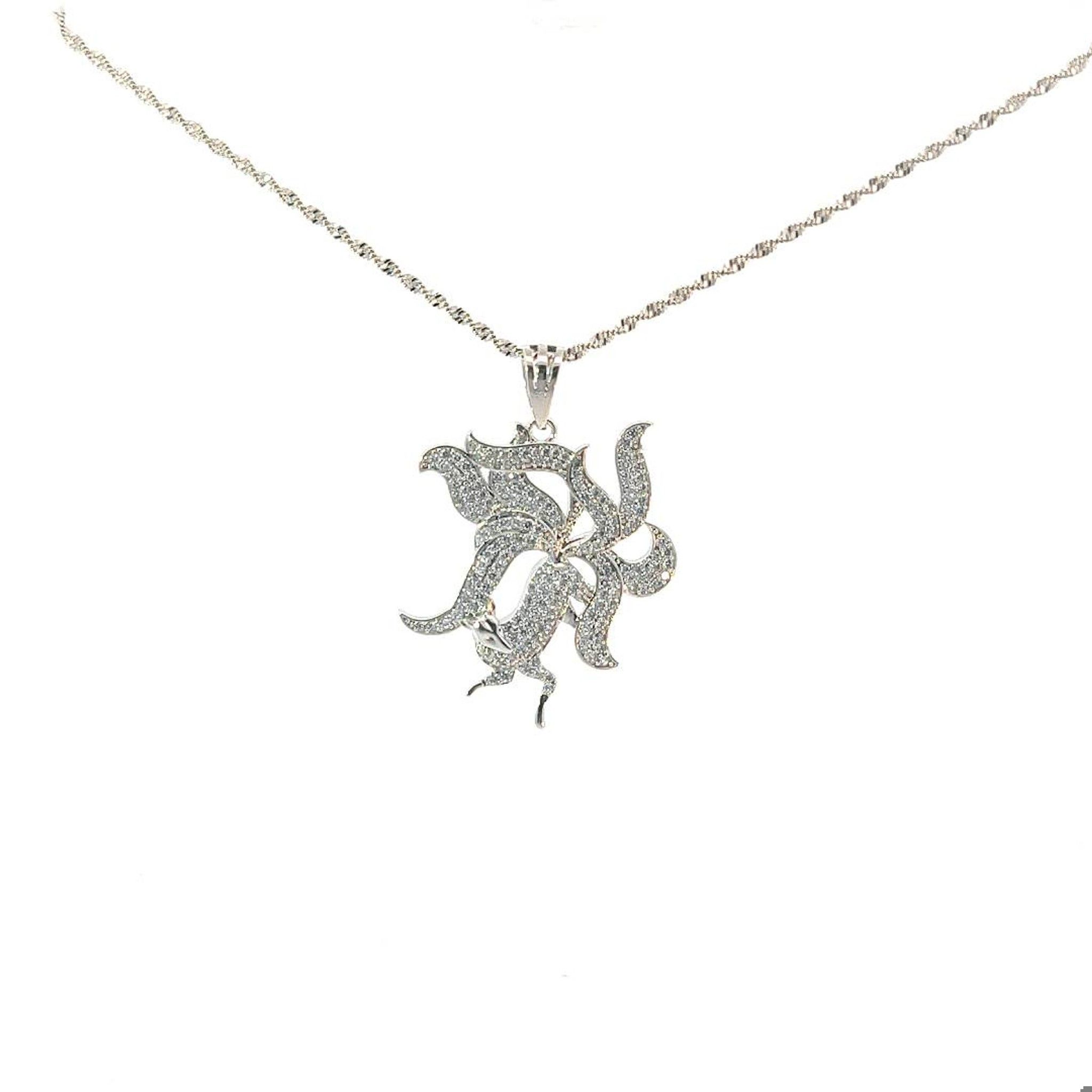 M1451 - Mặt dây chuyền nữ mạ vàng kiểu dáng sang trọng (Không kèm dây) Women