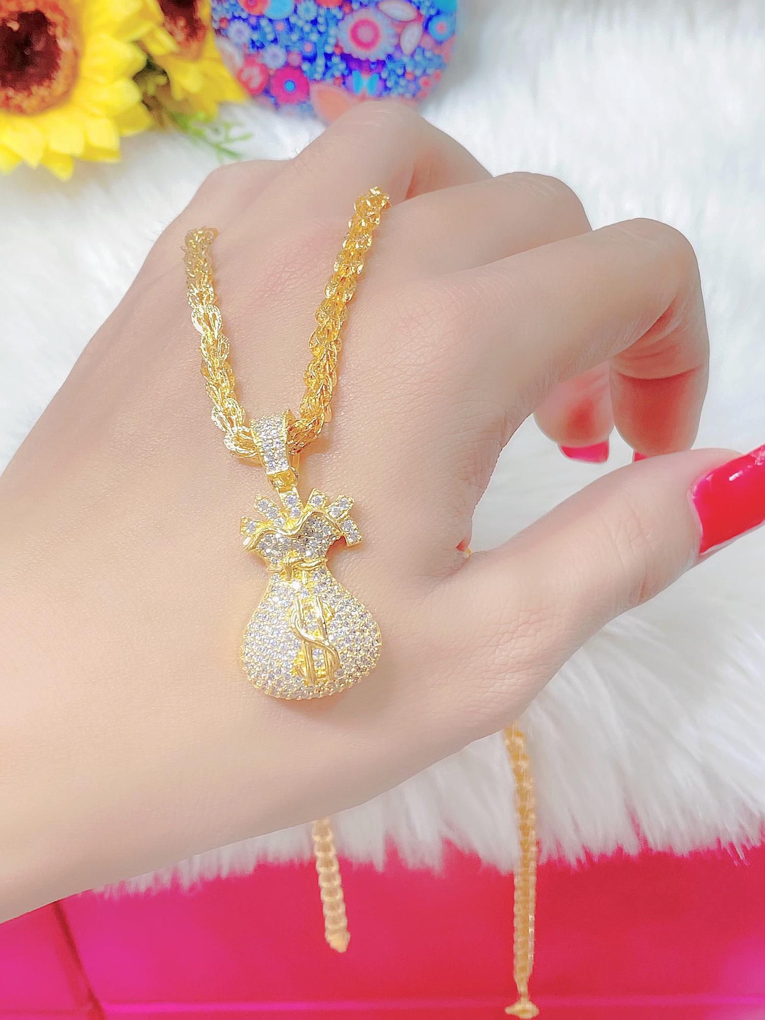 M1276 Mặt và Dây chuyền nữ kiểu dáng sang trọng Trang Sức Women  Jewelry