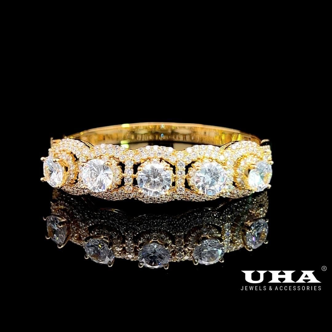 V339 Vòng tay nữ đính đá cz cao cấp sáng lấp lánh UHA Phụ Kiện