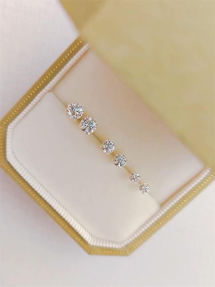 BVD Bông tai nụ đá CZ cao cấp Hoa Tai Khuyên Tai Women Khuyên Tai ( BÔNG INOX)