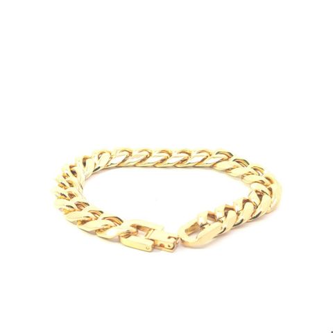 LT08 Lắc tay nam - nữ ti-tan truyền thống dát vàng cao cấp UHA Phụ Kiện