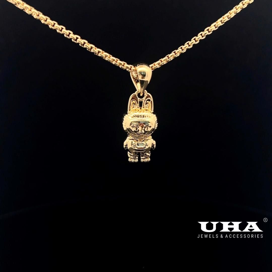 M1653 Mặt và Dây chuyền LBB cao cấp unisex thiết kế tinh xảo UHA