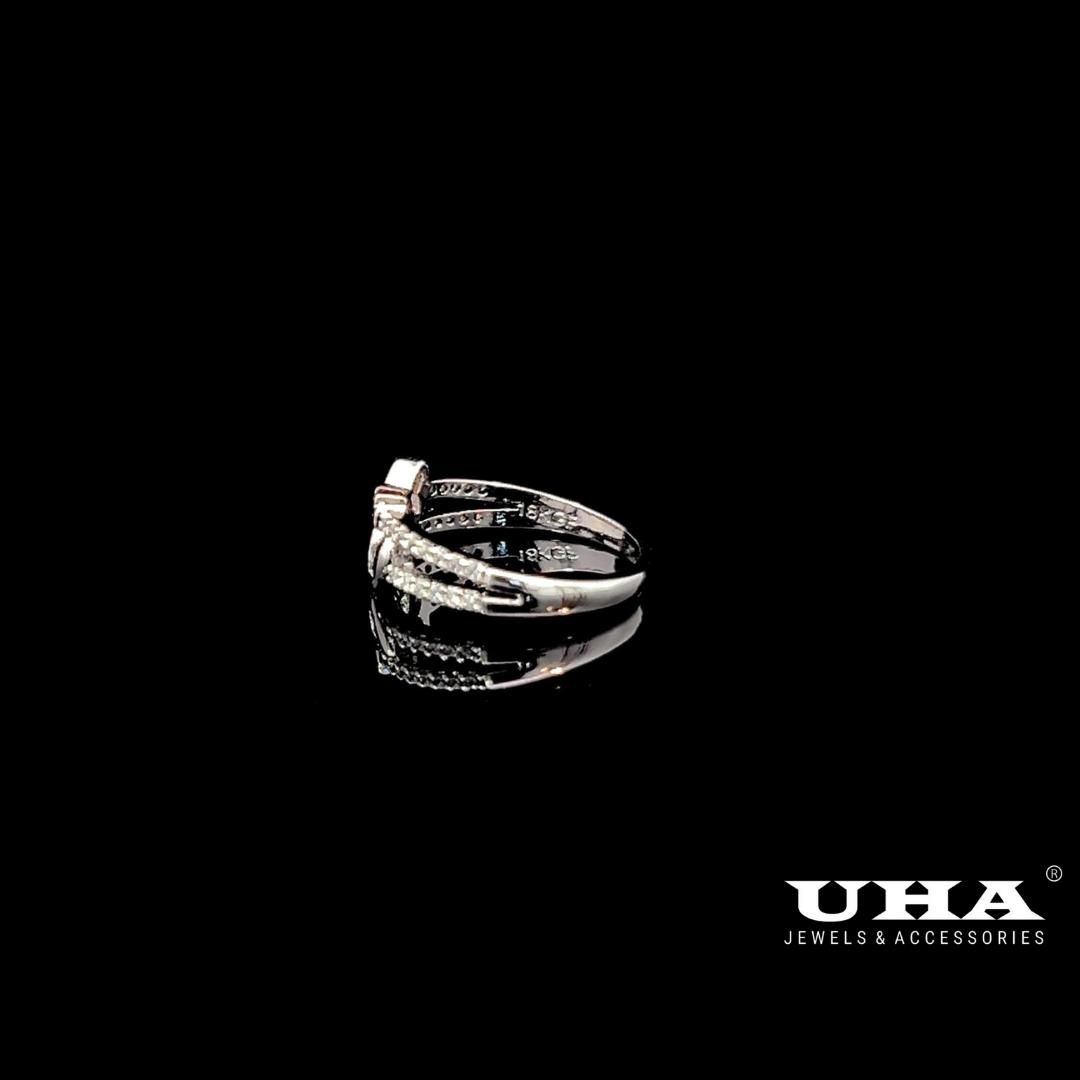 N1246 Nhẫn nữ đính đá CZ cao cấp thiết kế tinh tế nhẹ nhàng cá tính UHA