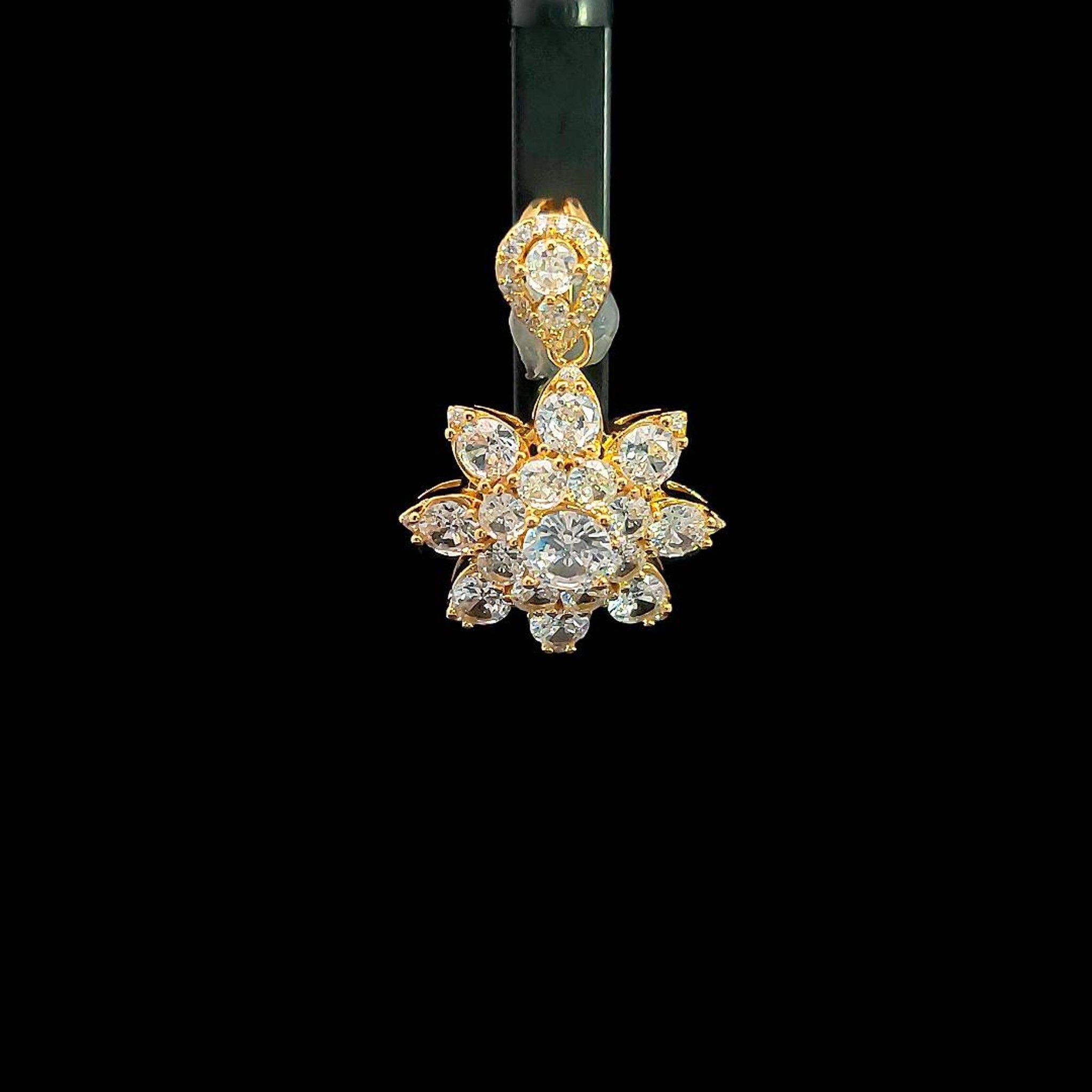 M1597 Mặt kèm dây chuyền nữ dính đá CZ cao cấp sáng lấp lánh Dây Chuyền Women Jewelry Chain
