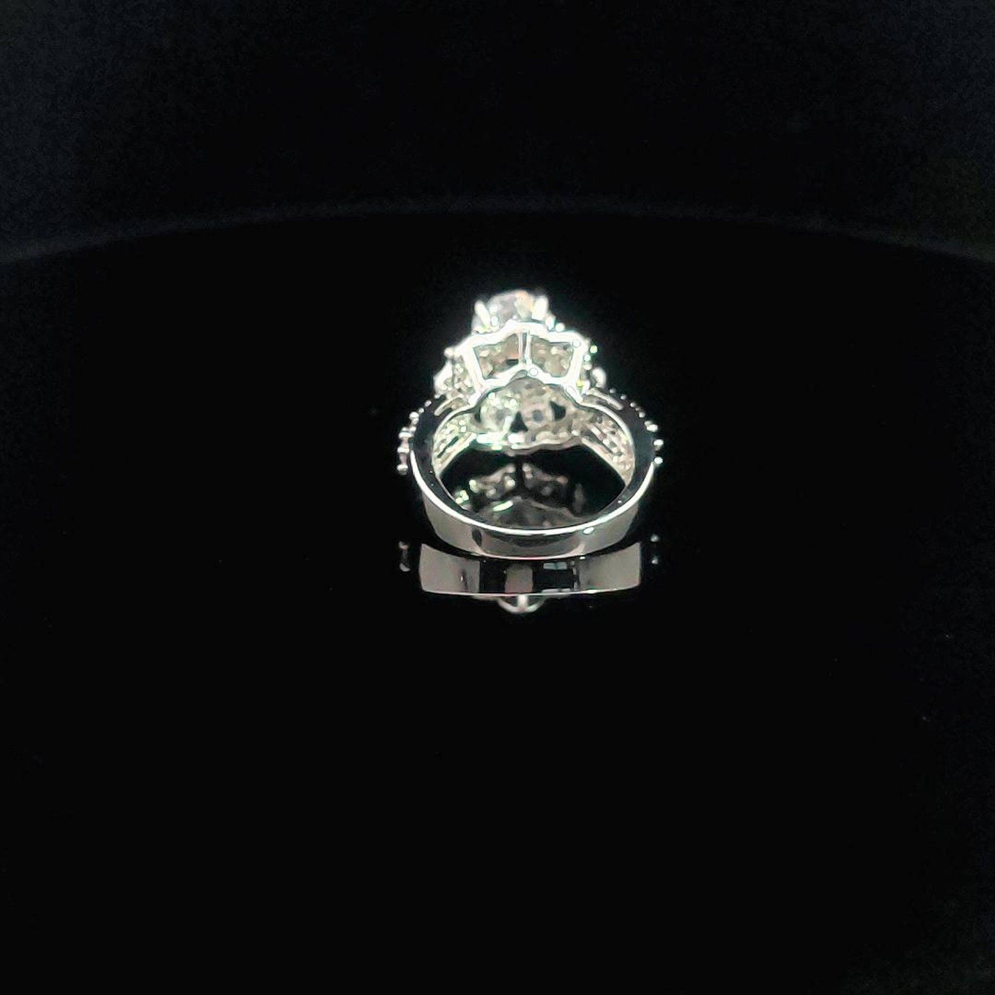 N717 nhẫn nữ đính đá CZ cao cấp sáng lấp lánh