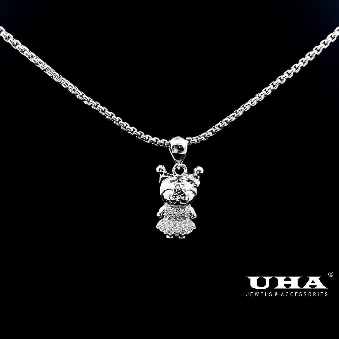 M1650 Mặt và Dây chuyền LBB unisex cá tính cao cấp UHA