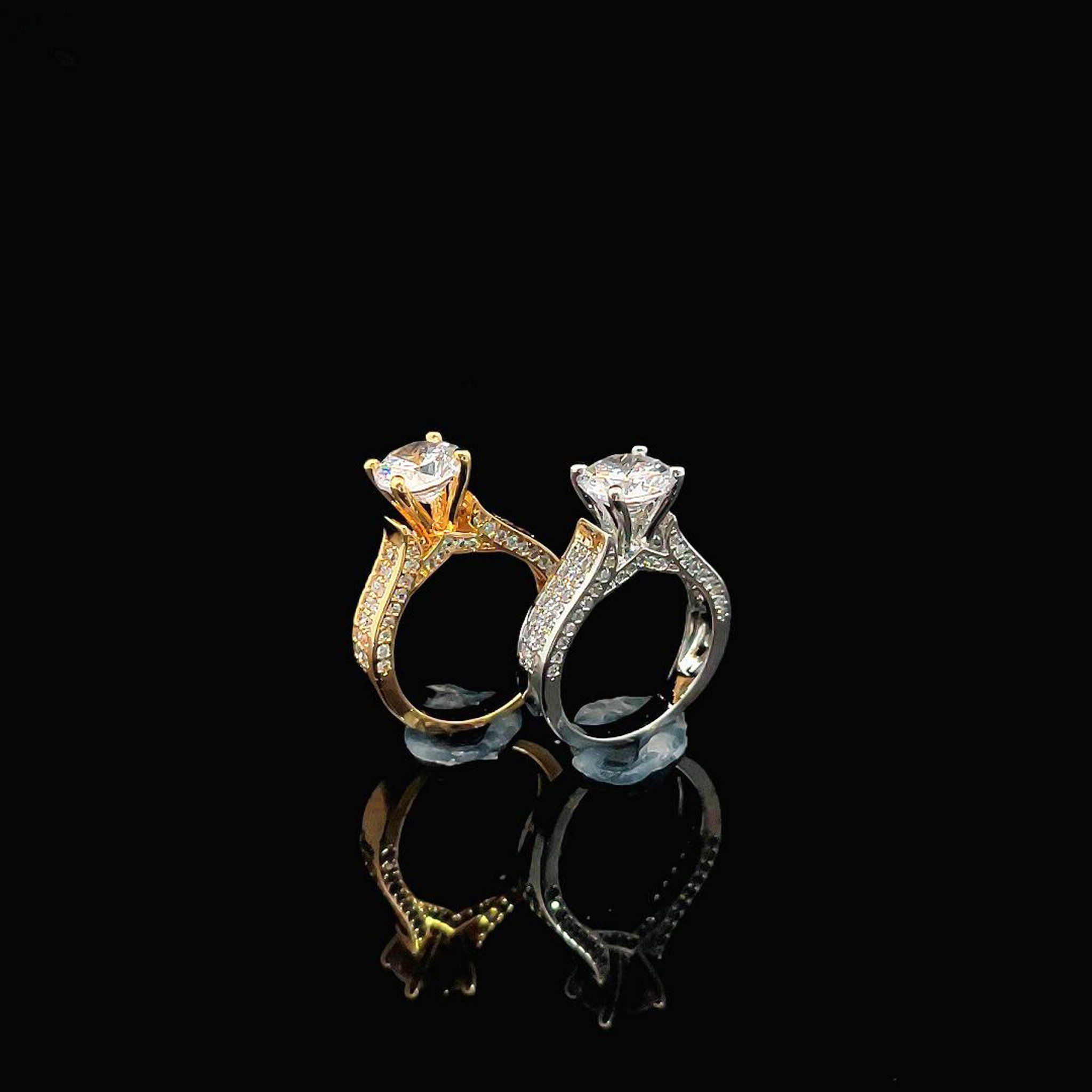 N1175 Nhẫn nữ đính đá CZ cao cấp thiết kế tinh tế sang trọng, sáng lấp lánh Women Nhẫn