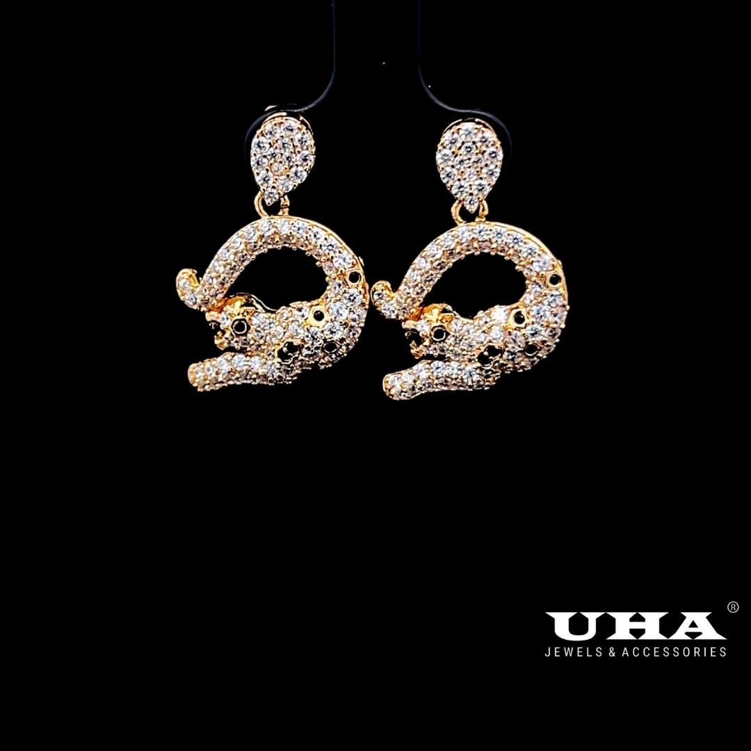 B1619 Bong tai nữ đính đá cz cao cấp, thiết kế sang trọng-TẶNG KÈM HỘP Women Hoa Tai