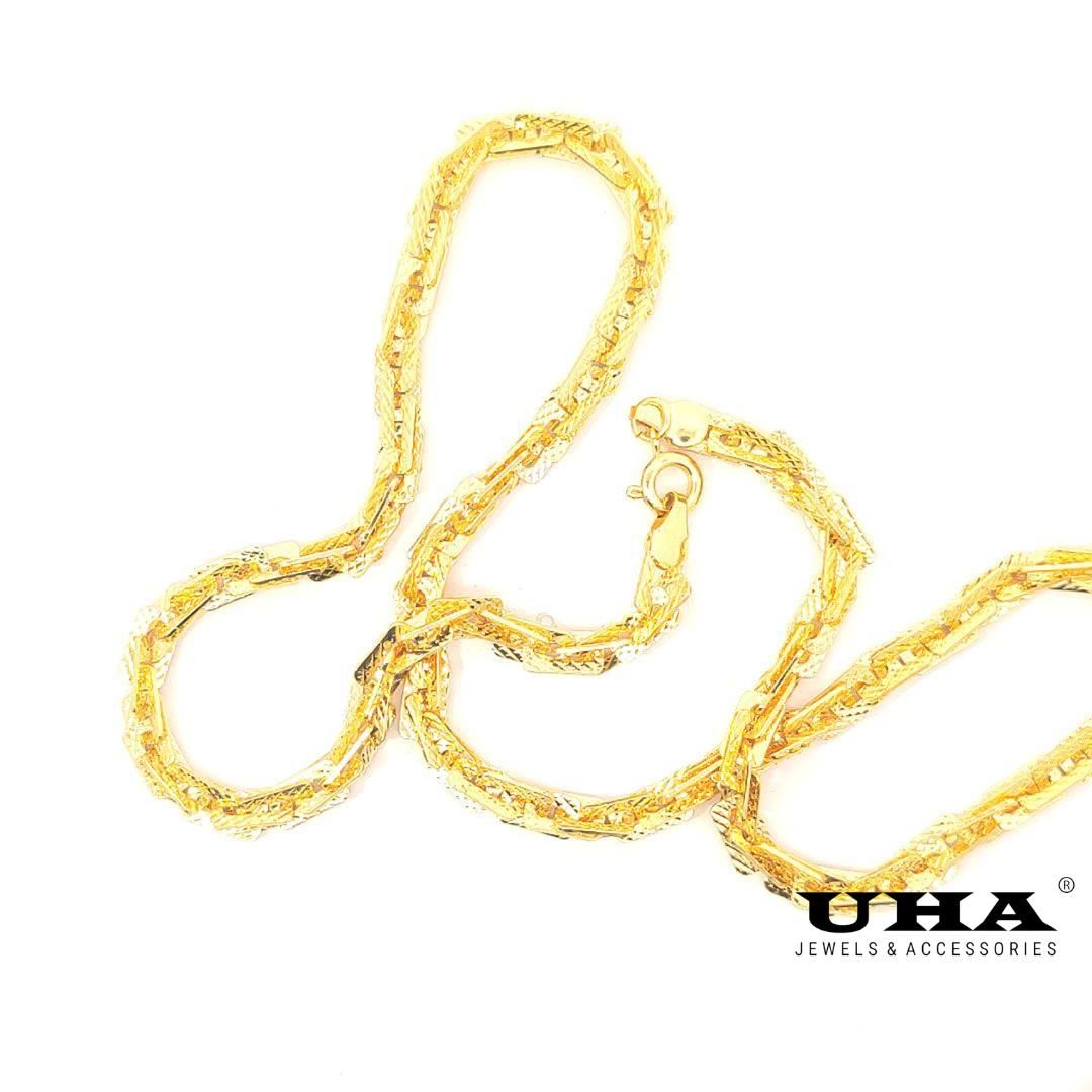 D81 dây chuyền nữ kiêu mắt xích dơn giản UHA Women Trang Sức Jewelry