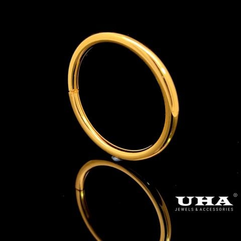 Vòng Bọng 03 trơn có khóa - Trơn Mạ Vàng 18K Siều Bền Màu- GỒM 1 CHIẾC