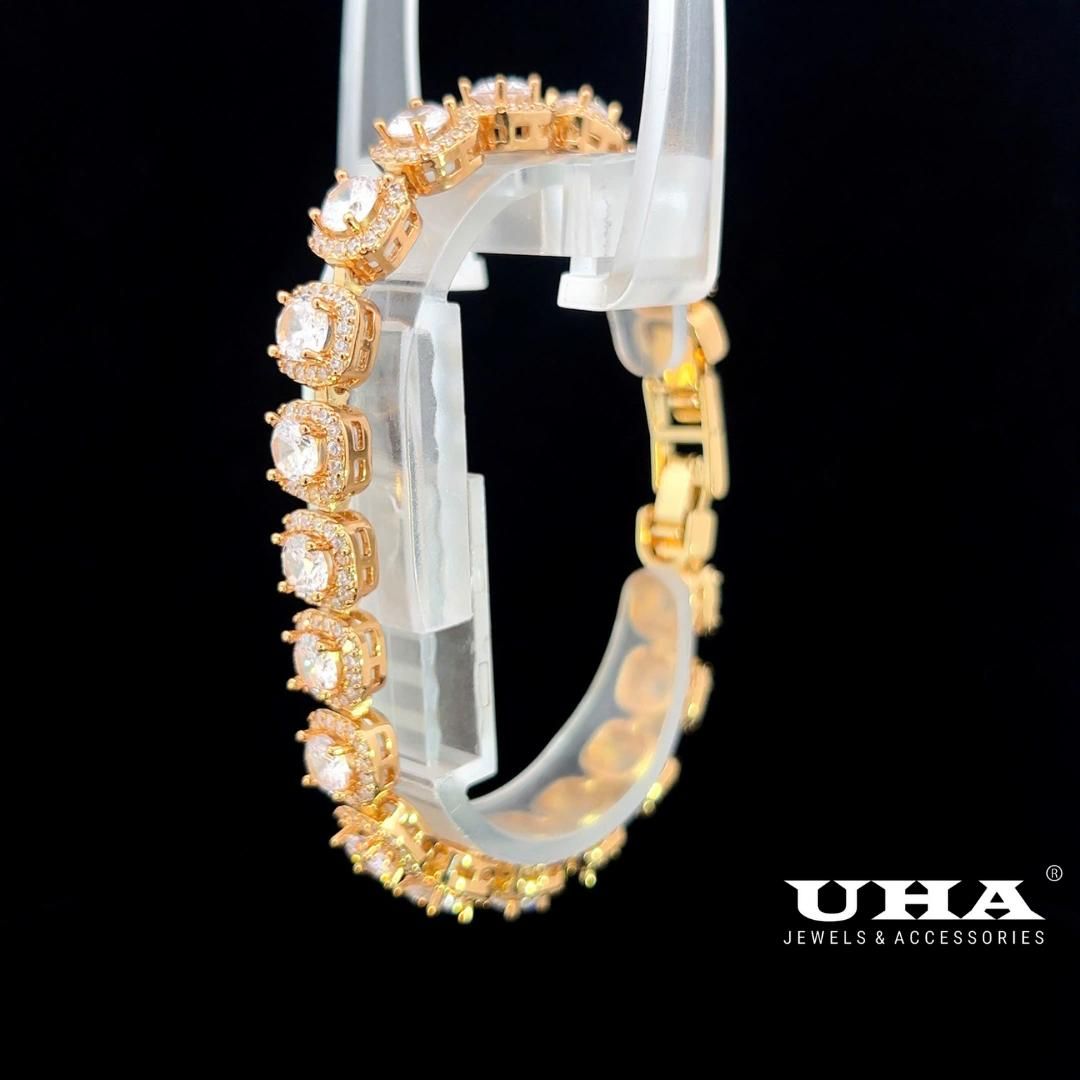 L638 Lắc tay nữ đính đá cao cấp thiết kế tinh tế sang trọng UHA Phụ Kiện