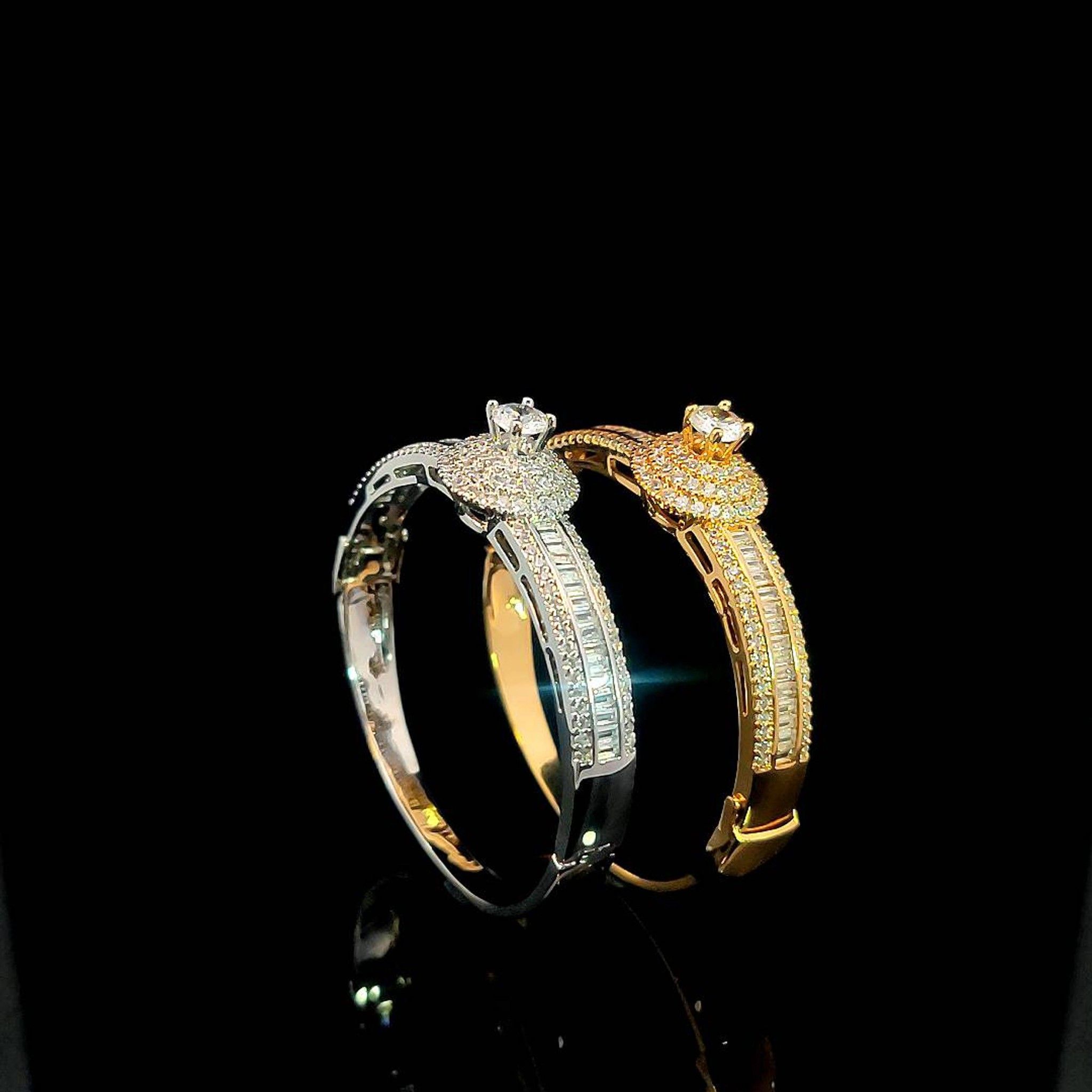 V586 Vòng tay nữ đính đá CZ cao cấp UHA Phụ Kiện