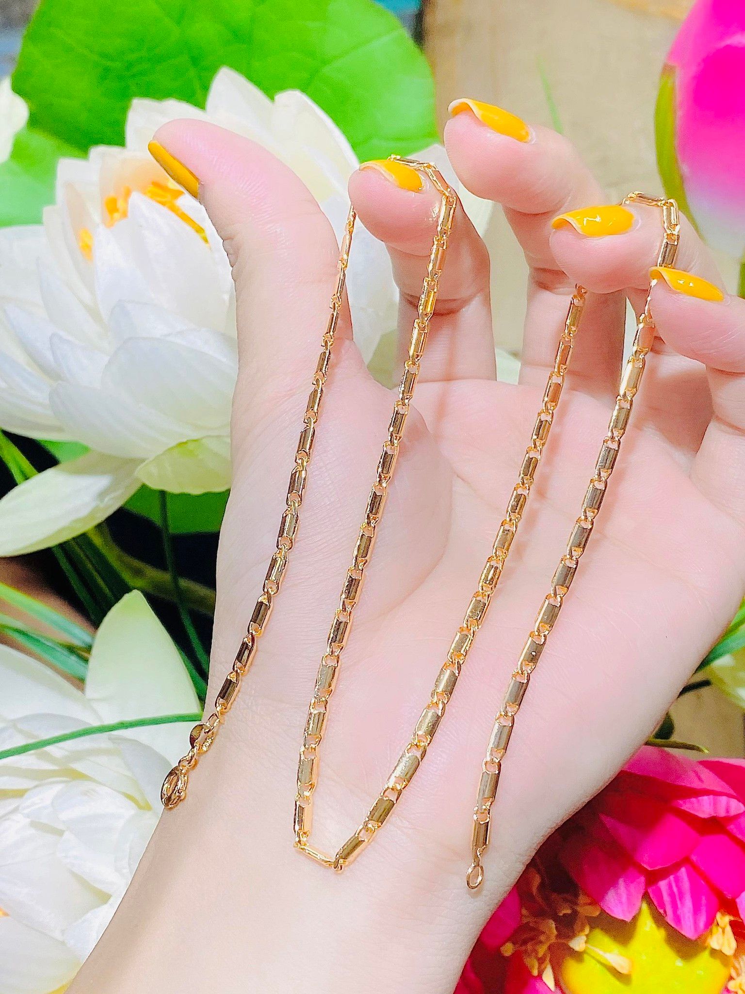 D00 Dây chuyền nam nữ thiết kế mắc nhỏ gọn trẻ trung UHA Women Trang Sức Chain Jewelry