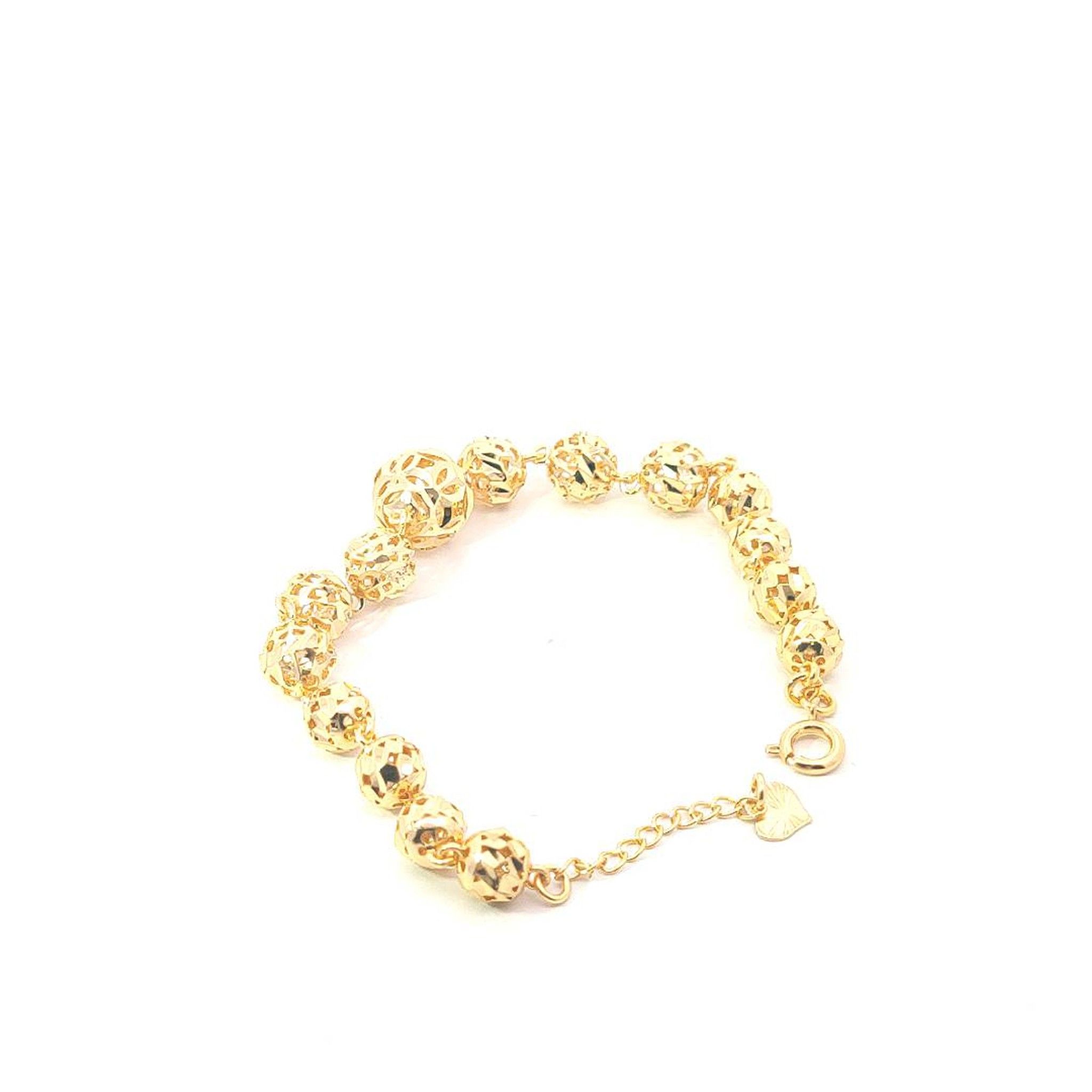 Lắc Tay Bi Nữ Mạ 18k Sang Trọng UHA L387