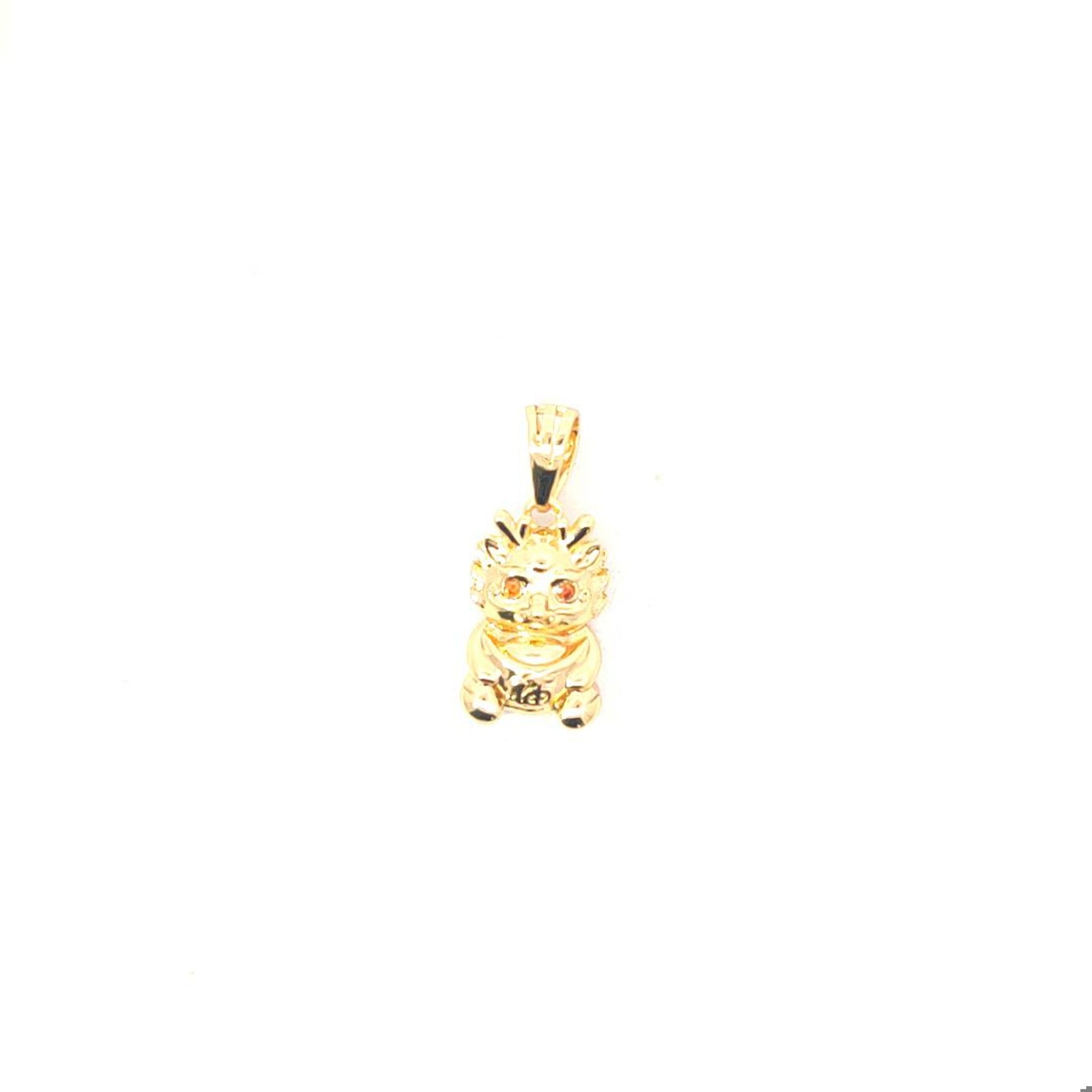 M1593 Mặt và  dây chuyền  kiểu rồng tài lộc đơn giản thanh lịch Women Nữ Jewelry Trang Sức